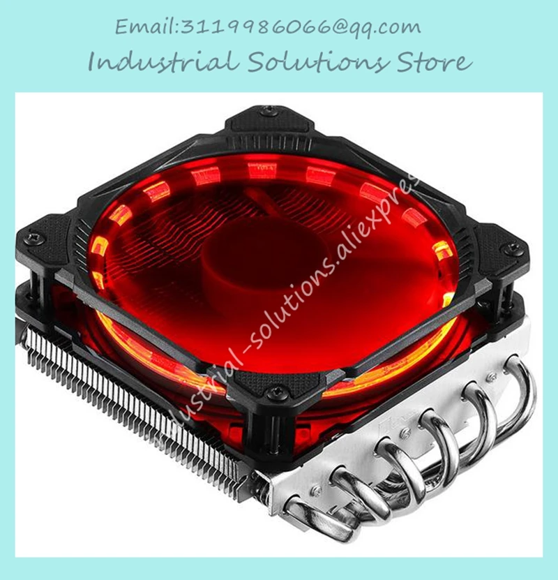 JONSBO HP-625 lower pressure heat pipe CPU radiator 12CM fan jonsbo hp 400 9cm fan lower pressure heat radiator pipe thin