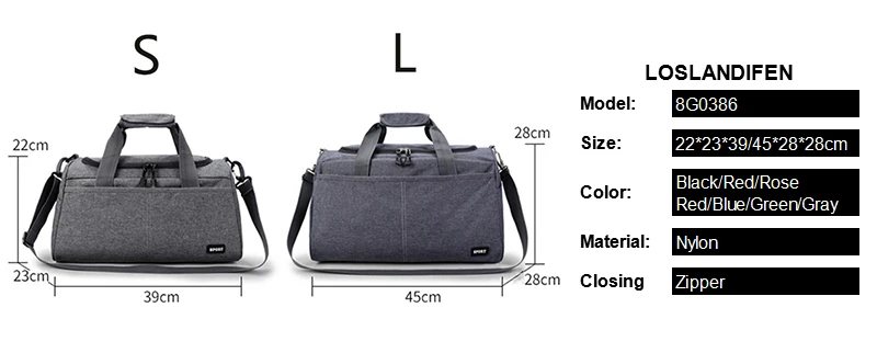 Женская Мужская нейлоновая сумка для путешествий, сумка для ручной клади, Мужская Большая вместительная сумка, спортивная сумка