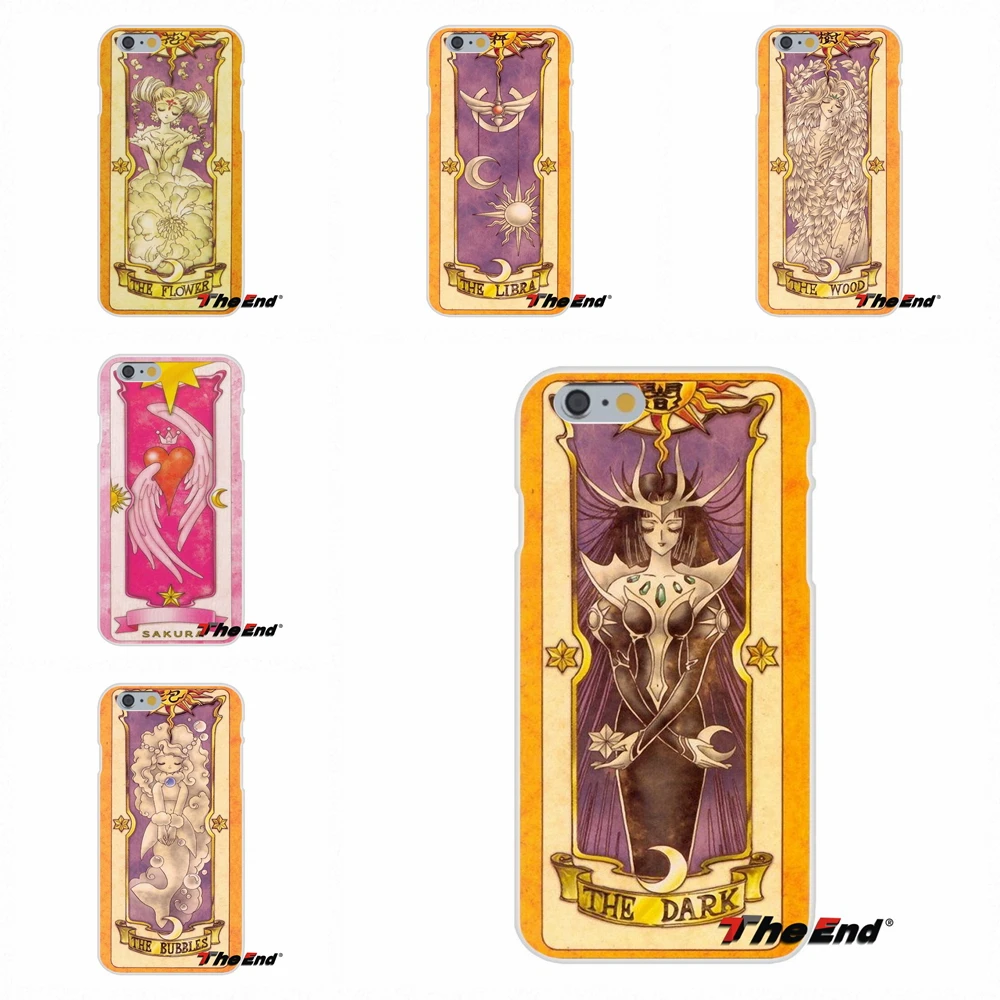 

For HTC One M7 M8 A9 M9 E9 Plus Desire 630 530 626 628 816 820 sakura card captor cardcaptor The Voice Card Silicone Case