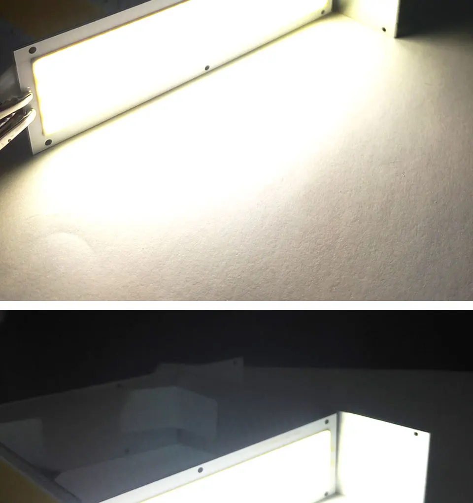 10W LED COB Strip Light Bulb Lamp 1000LM DC 12V White Blue 120x36mm LED Chip car Light Source for DIY (11)