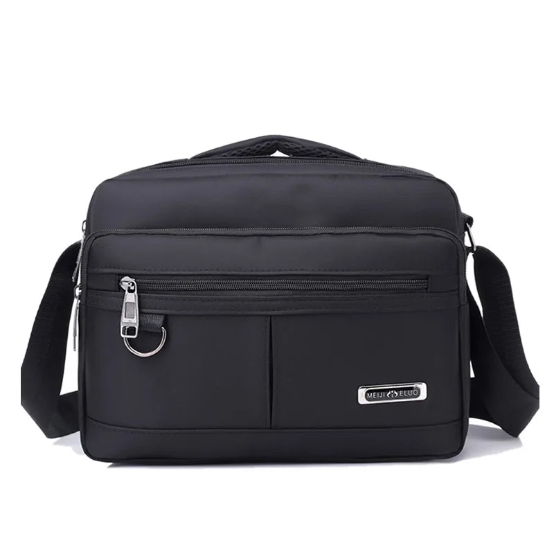Мужская сумка, модные мужские сумки через плечо, многофункциональная нейлоновая сумка на плечо, водонепроницаемая мужская дорожная Повседневная сумка-мессенджер XA180ZC - Цвет: Black