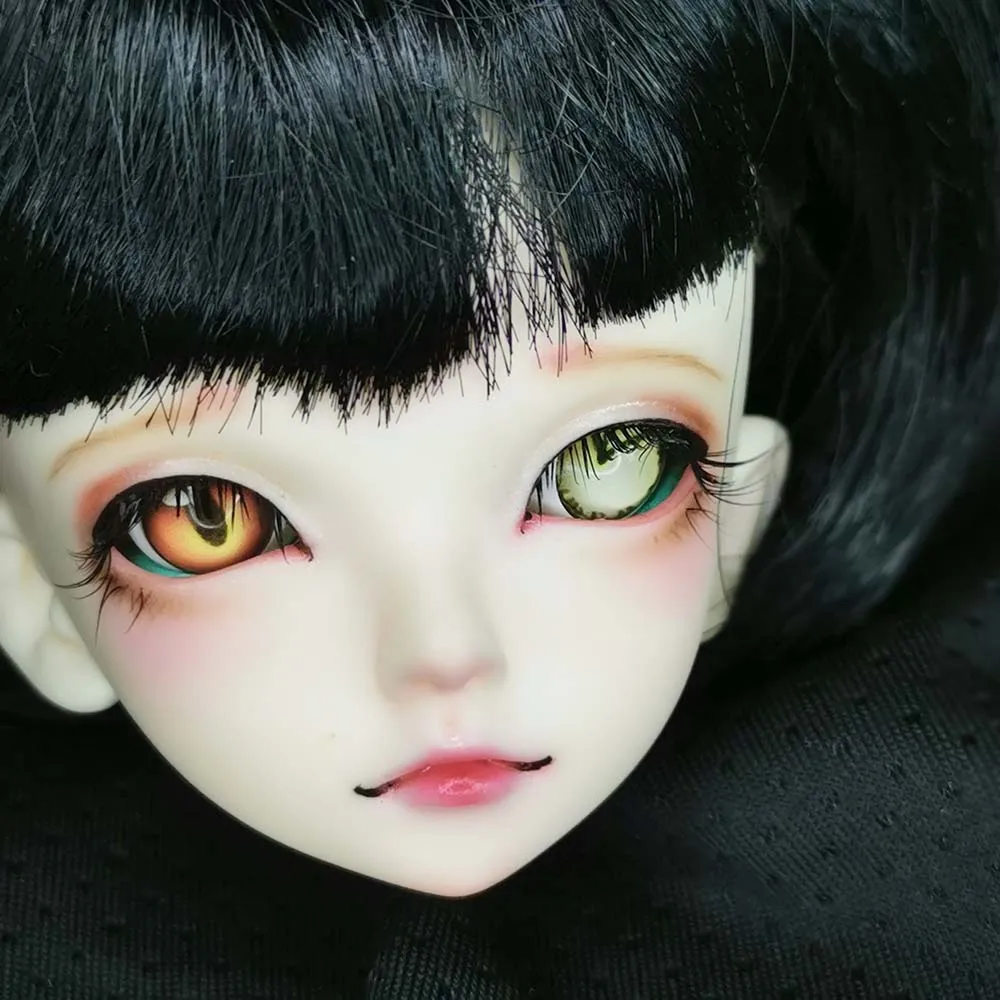 Дата битва Tokisaki Kurumi Bjd глаза часы 1/4 1/3 /6 1/8 BJd Кукла sd msd 8 мм 10 12 14 16 с принтом куклы