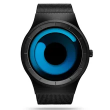 Men Watches Top Brand Luxury Watch Stainless Steel Mesh Digital Watch Men Fashion Aurora Style Bracelet Watch Relogio Masculino