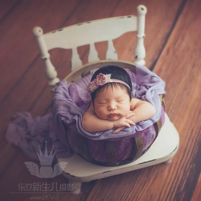 

Newborn Baby Photography Studio Detachable Chair Props Infant bebe fotografia Accessories Baby Girl Boy Photo Shoot Iron Basket