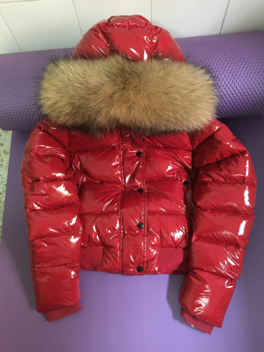 

fur down coat Clj080