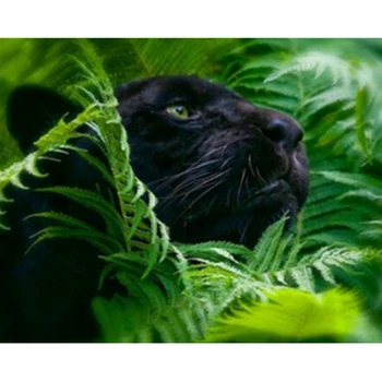 

Full SquareRound Drill 5D DIY Diamond Painting Black Panther 3D Embroidery Cross Stitch Mosaic Home Decor ZH