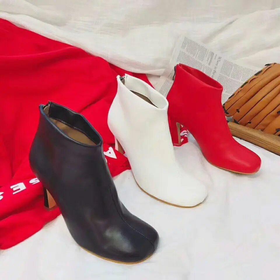 JAWAKYE-2018-black-red-top-quality-leather-Short-Boots-high-heels-runway-style-shoes-women-round (2)