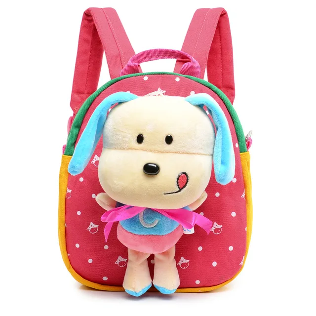Classic Dot Cute Backpacks Gift for Children Plush Cartoon