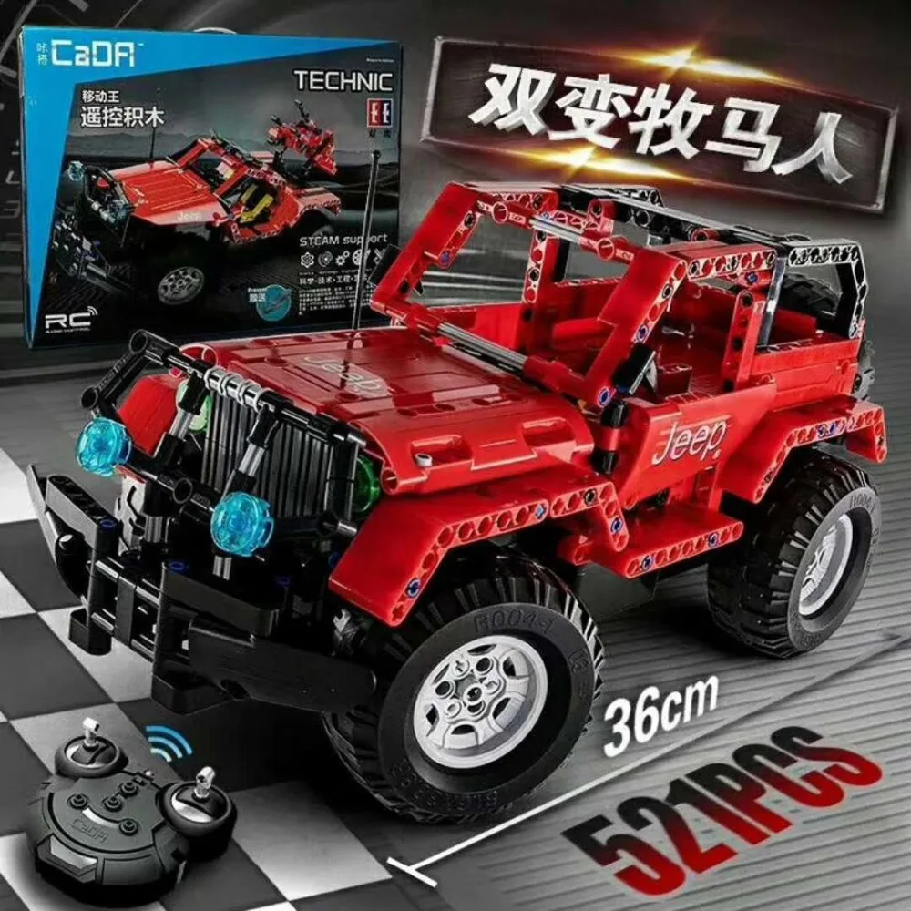 Deformed Remote Series RC Car Model Off-road Vehicle Building Block Car Brick Toys For Children Compatible Legoed Technic Blocks