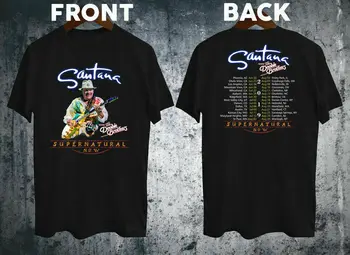 

Carlos Santana With The Doobie Brothers tour 2019 New Classic Black T-shirt