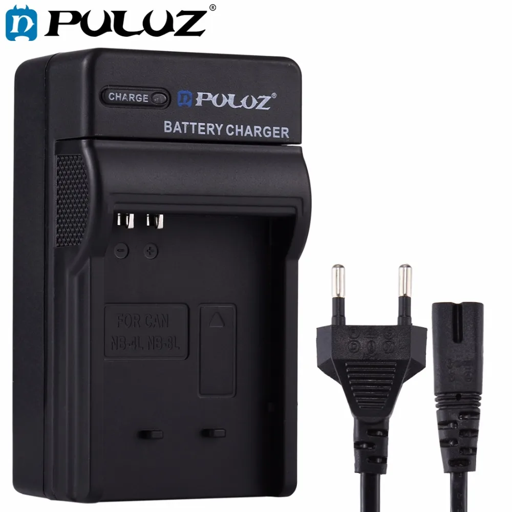 Buy PULUZ EU Plug Battery Charger with Cable for Canon