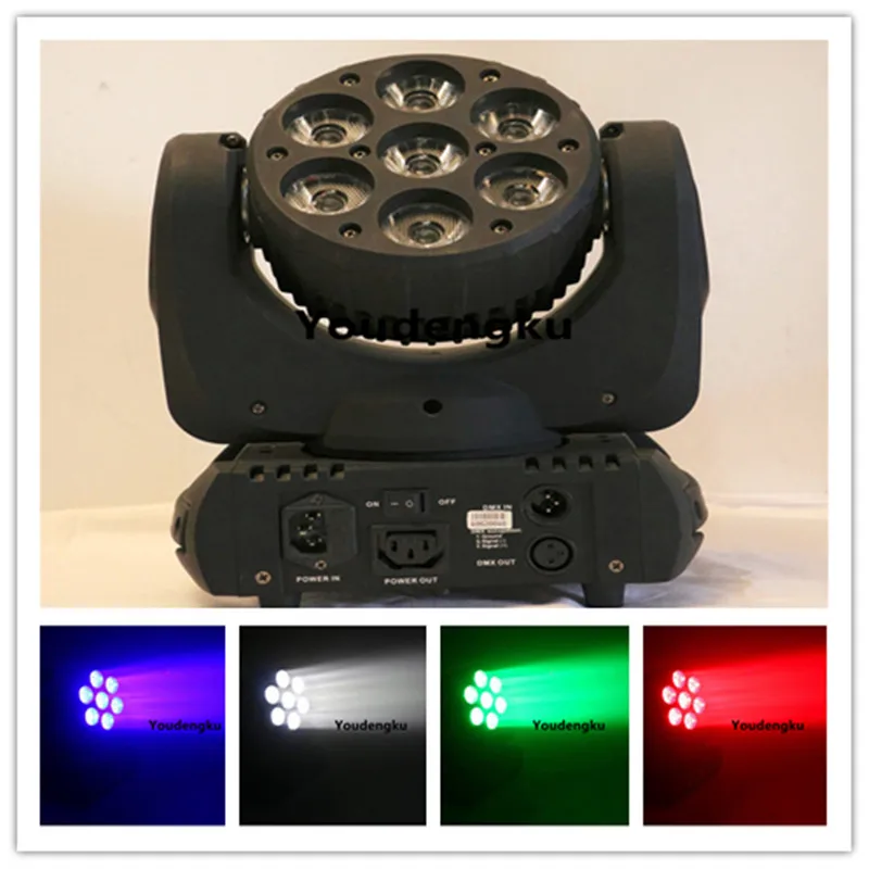 4 pieces led dmx moving head set 4 in 1 led moving head mini beam led