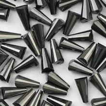  WLYeeS 50pcs/lot 6*12mm Austrian Tower shape crystal beads Cone Glass Loose Spacer beads for Jewelry Pendant necklace Making DIY 