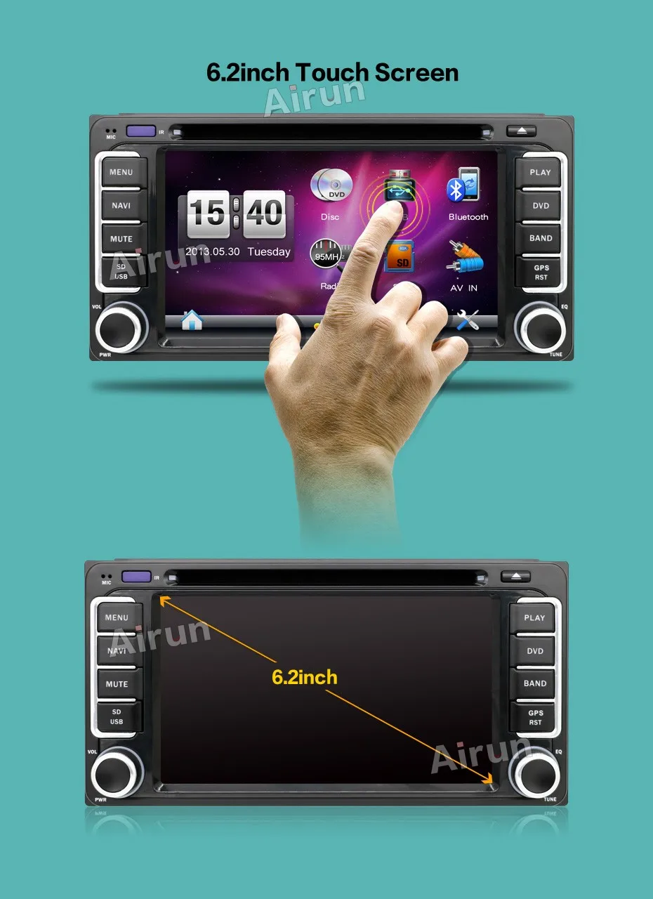 Perfect 2 din 6.2 inch 200*100 Car DVD player GPS+BT+Radio+Touch Screen+car pc+aduio+Stereo+Video For Toyota Hilux VIOS Camry Corolla 6 Perfect 2 din 6.2 inch 200*100 Car DVD player GPS+BT+Radio+Touch Screen+car pc+aduio+Stereo+Video For Toyota Hilux VIOS Camry Corolla 6