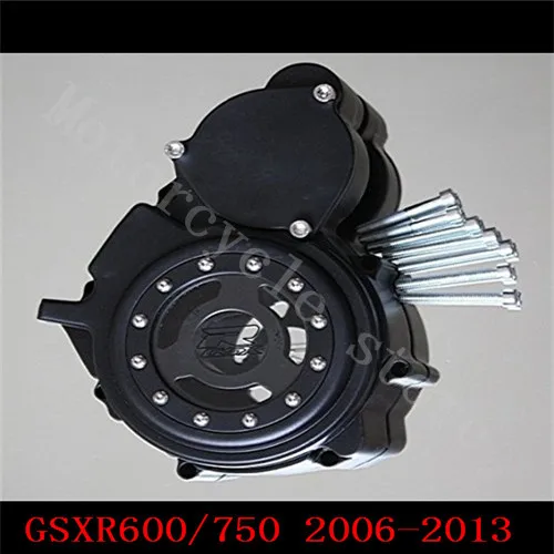 

Fit for Suzuki GSXR 600 750 GSX-R 2006-2013 Motorcycle Engine Stator cover see through Black left side K6 K8 K11