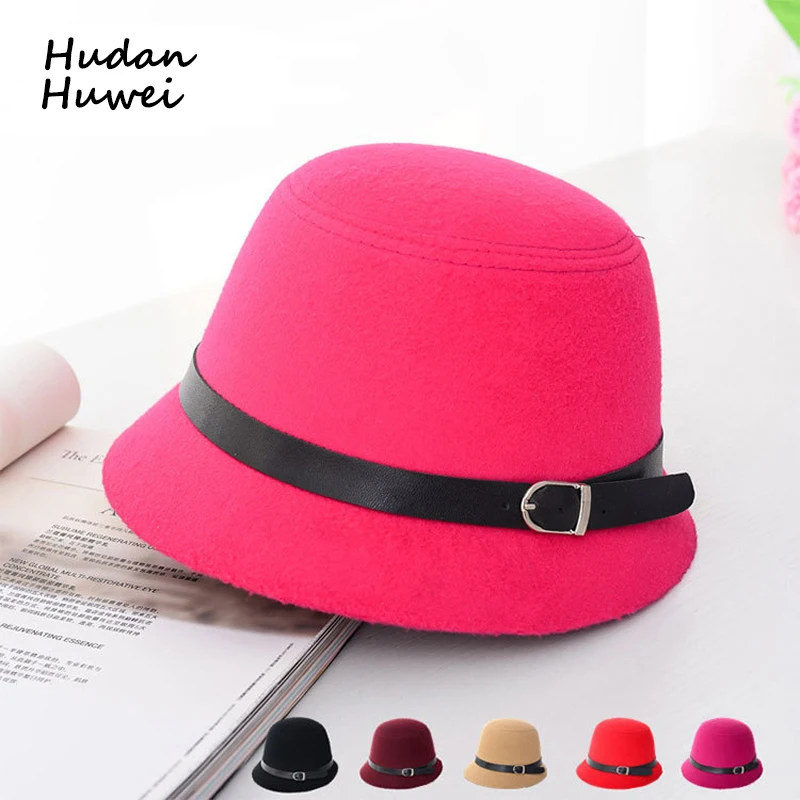 Bowler Hat Fedora Hats Winter Womens Leather Fedora Hats Fedora