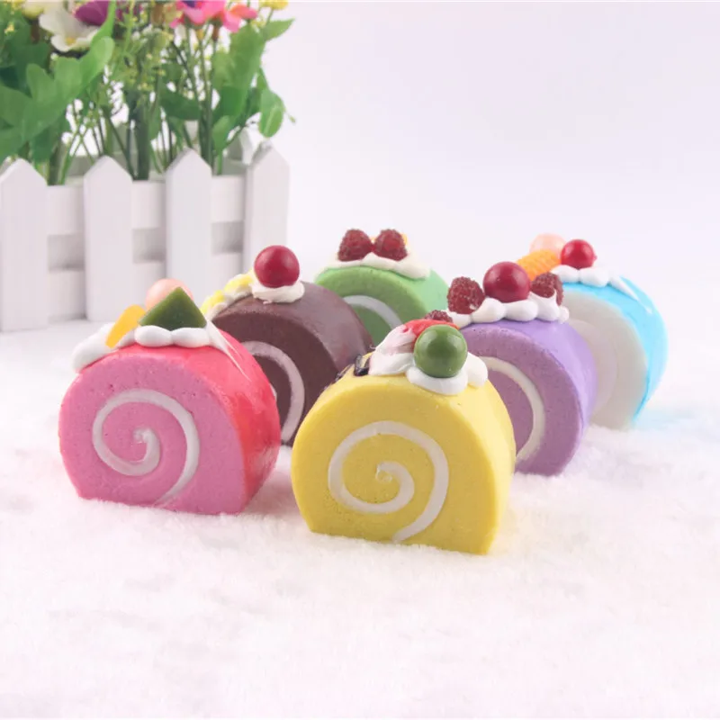 New Arrivals Creative Food Shape Dessert Fridge Cute Swiss Roll