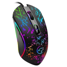 Горячая 7 клавиш USB Проводная оптическая Механическая мышь Регулируемая 3200 мышь и клавиатура оптическая игровая мышь для ПК ноутбука