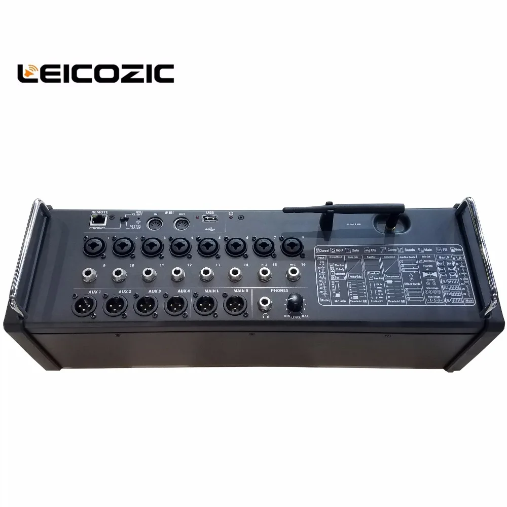 Leicozic 16 input Digital mixer for ipad/android tablets integrated