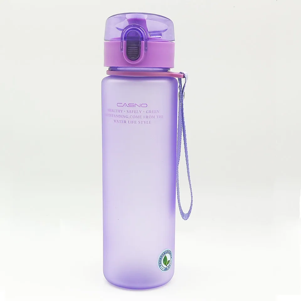 hg723 560ml Water Bottle Sport Portable Leak Proof Seal Tour Hiking Plastic My Bottle For Water Coffee Tea Drink Shaker Drinkware     