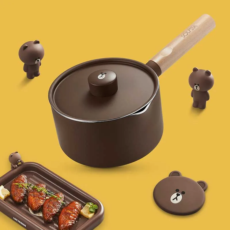 New Xiaomi Youpin Mini milk pans Christmas Gift Chocolate Milk Soup No-Stick Cooking Pot General Use for Gas& Induction Cooker