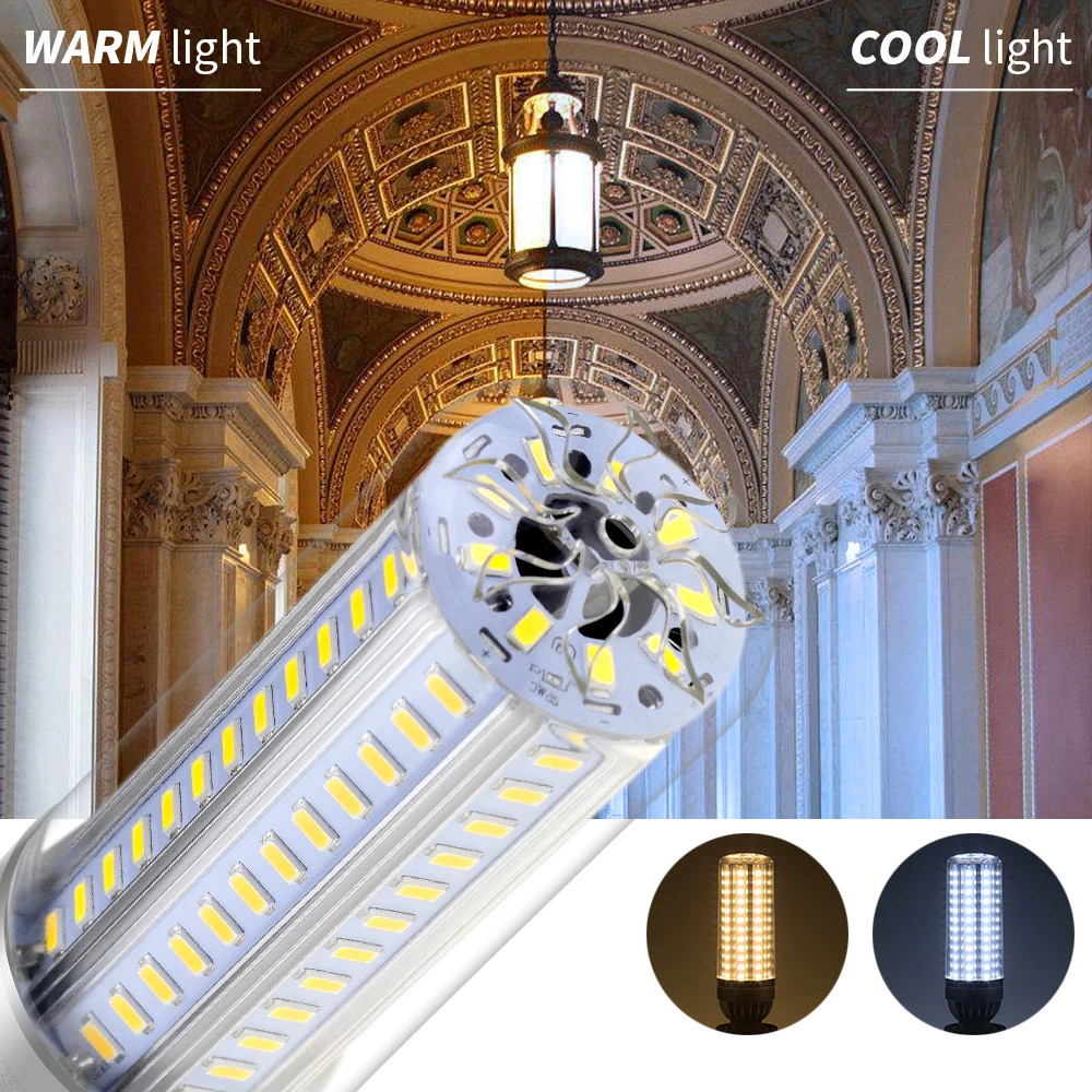 

E27 Led Light Bulb E14 LED Lamp 25W 35W 50W Corn Light Bulbs 220V 110V Warehouse Factory Basement Bombillas Led 5730SMD Lamparas