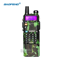 BaoFeng BF-UV5R Walkie Talkie 10 км Камуфляж CB Радио Comunicador 136-174/400-520 МГц Dual Band С 3800 мАч Литий-Ионный Аккумулятор