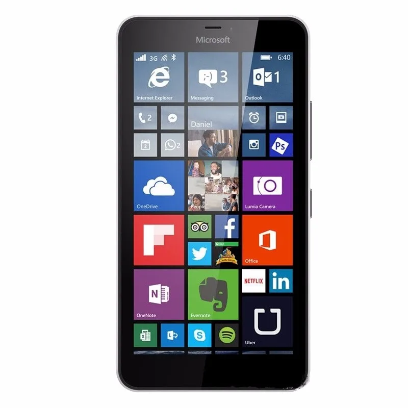 Разблокированный Nokia microsoft Lumia 640 четырехъядерный 8 Гб ПЗУ 1 ГБ ОЗУ 8МП Windows мобильный телефон LTE 4G 5," 1280x720 отремонтированный