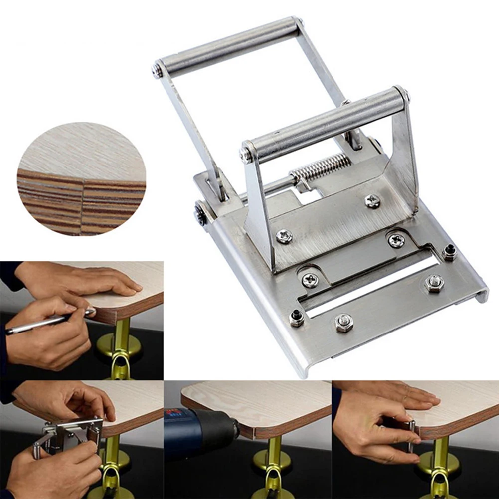 

Mini Cutter Durable Hardware Reusable Stainless Steel Manual Edge Banding Trimmer Woodworking Tool Sharp Accurate Easy Use