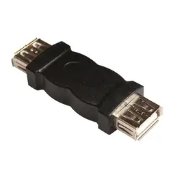 F/F USB 2,0 A женщина к USB 2,0 A Разъем смены адаптер конвертер Кабель-адаптер заводская цена дропшиппинг