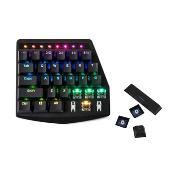 

28 Keys One Hand Design Mechanical Keyboard Wireless for Esport Gaming PUBG Mobile Games HSJ-19