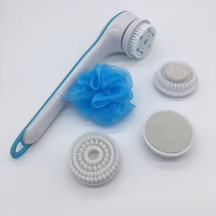 

Spin Scrubber SPA Electric Massage Bath Brush 5 in 1 Long Handle Body Cleaning Brush Dead Skin Cleaning Exfoliating Shower Brush