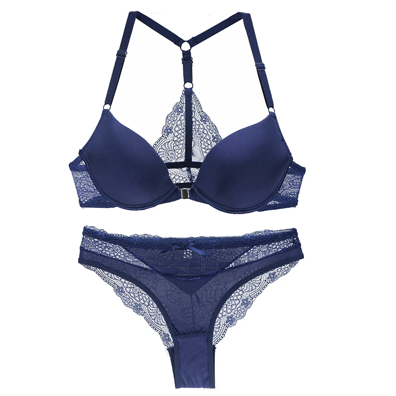 New 2018 Elegant Bra Set Y-line Seamless Push Up Women Underwear Sexy Lingerie Front Closure Girl Brassiere Hollow Pantie New 2018 Elegant Bra Set Y-line Seamless Push Up Women Underwear Sexy Lingerie Front Closure Girl Brassiere Hollow Pantie