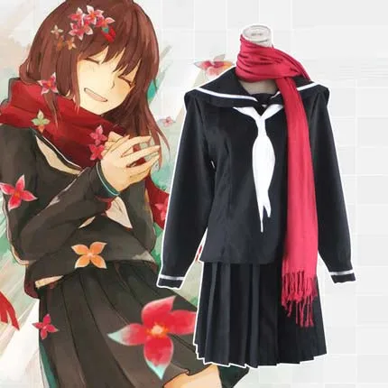 Аниме MekakuCity актеры Kagerou Project Tateyama Ayano костюмы косплей школьная форма на Хэллоуин| |