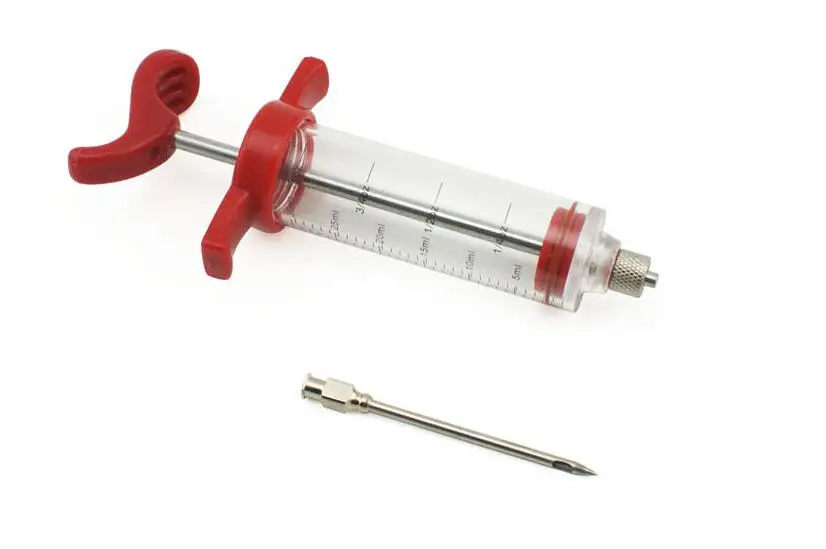 Шприц для мяса барбекю инжектор маринада индейки курицы|meat syringe|marinade injectorsyringe kitchen