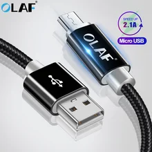 Олаф Быстрая зарядка USB кабели Micro Usb кабель Android мобильный телефон синхронизации данных зарядное устройство кабель для samsung для Xiaomi 1 м/2 м/3 м шнур