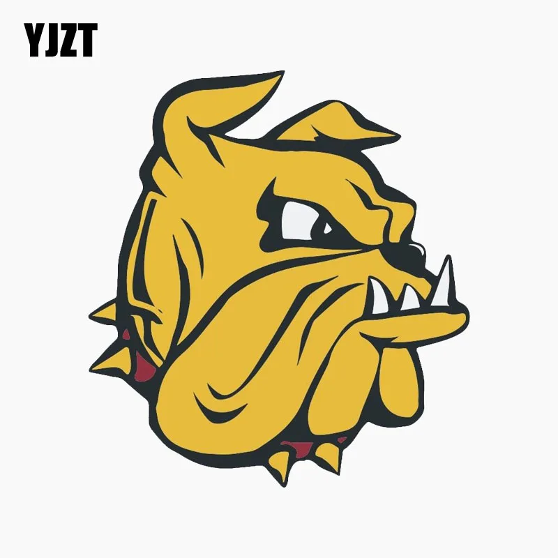 

YJZT 12.7CM*14CM Car Styling Reflective UMD BULLDOGS Personality Car Window Car Sticker C1-7640