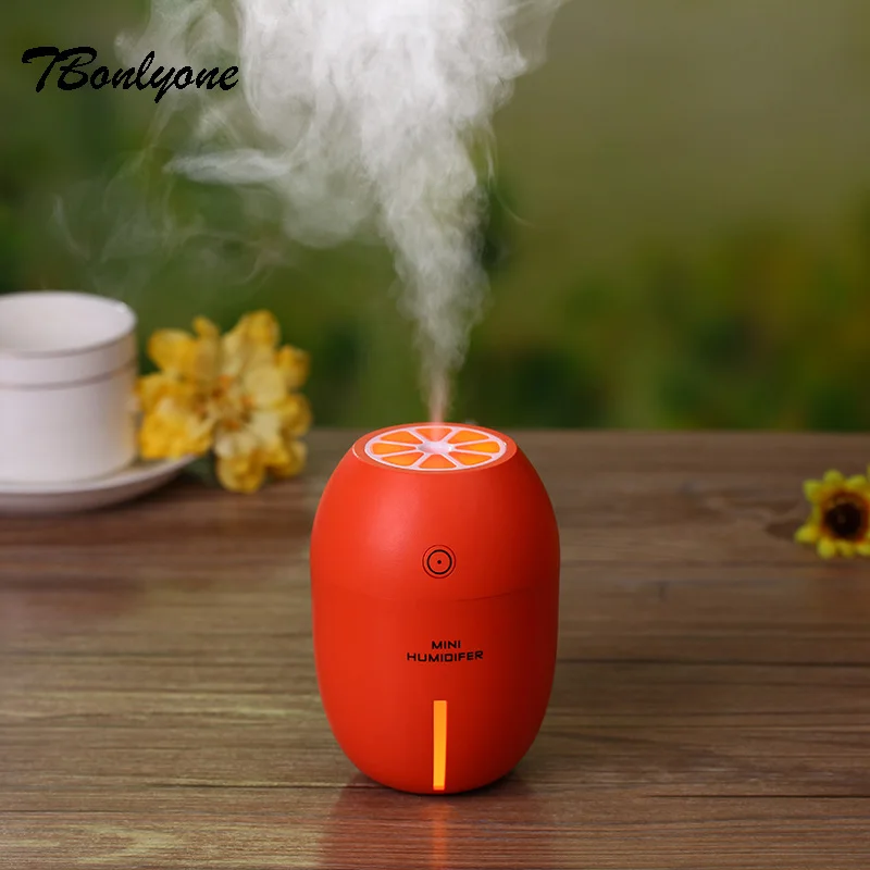 

TBonlyone 180ML Lemon Humidifier with Lamp Auto Shut Off Aroma Water Soluble Oil Diffuser Air Ultrasonic Humidifier for Home Car