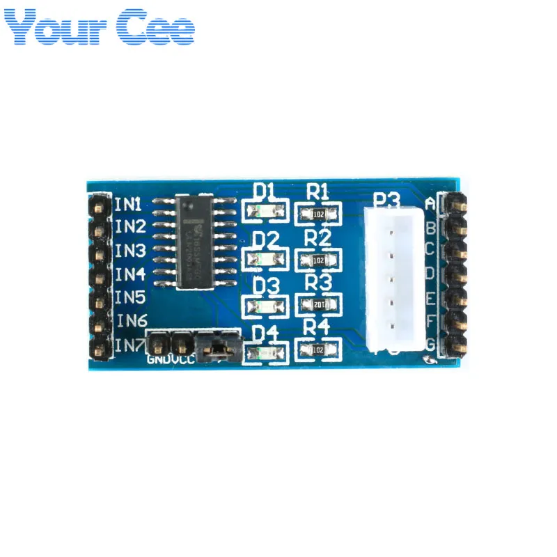 ULN2003 Драйвер шагового двигателя совета модуль для Arduino AVR SMD буле зеленая доска