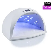 СВЕТОДИОДНЫЙ УФ-аккумулятор Lio 3 PLUS 60 Вт УФ-лампа для ногтей Сушилка для ногтей 27 Светодиодный s с датчиком лечения всех видов гель-лака для ногтей