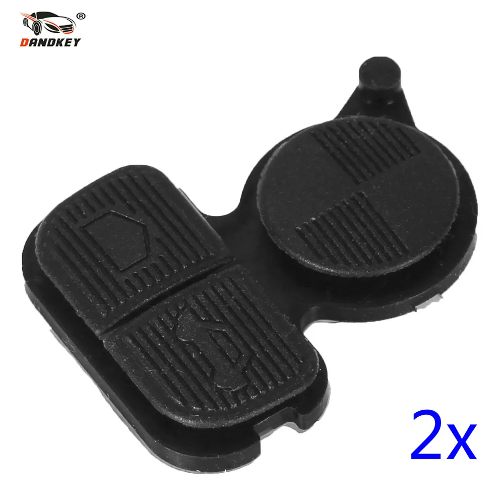 

DANDKEY 2x 3 Buttons For BMW Series 3 5 7 E46 E36 D20 E38 E39 E36 Z3 Z4 Z8 X3 X5 Remote Fob Key Buttons Repair Pad Key Shell