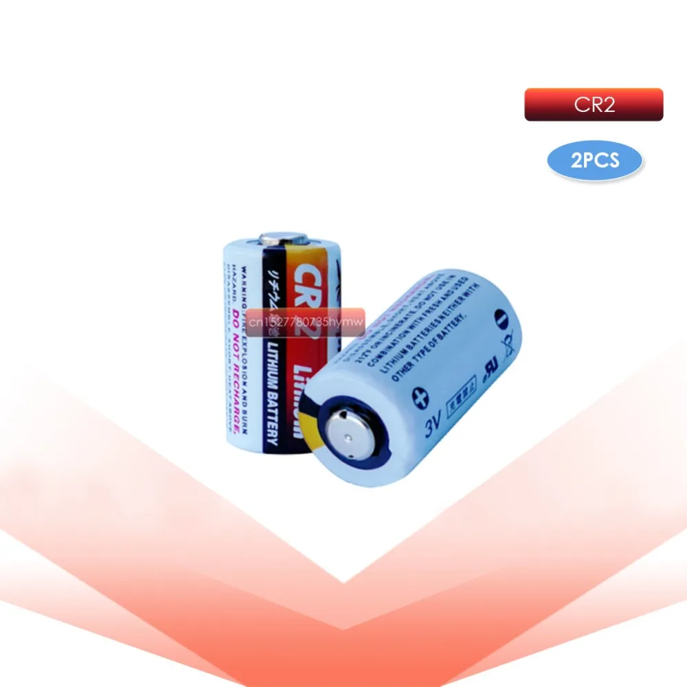 

2pcs 3V 850mah CR2 CR15H270 CR15266 lithium battery for flashlight Headlamp alarm system Positioning instrument rangefinder CR2