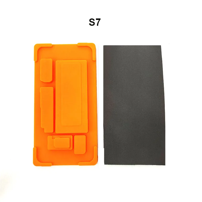 Рамка форма для ламинирования для samsung Edge Curve S7 S8 S8+ S9 S9+ Note 8 Note 9 со средней рамкой негнутая Гибкая ламинирующая форма - Цвет: S7 Edge
