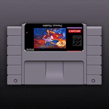 Аладдин 16 бит большая серая игровая карта для NTSC игрового игрока