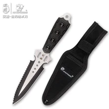 HX открытый прямой Дайвинг нож тактические ножи с фиксированным лезвием, K10 ручка зубчатый нож кемпинг Спасательный Инструмент дропшиппинг