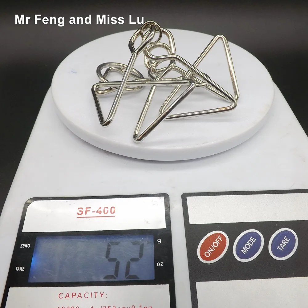 IQ Test Toys Mind Game Teaser Triangle Metal Wire Puzzles для взрослых|puzzl|adult maskpuzzle inlay |