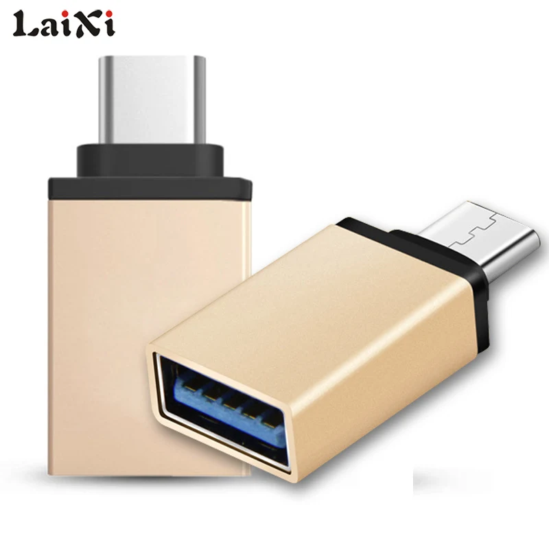 

LAIXI USB Type C Adapter Male to USB 3.0 Female Adapter with OTG Function for Macbook for Google Chromebook Oneplus 6 5t