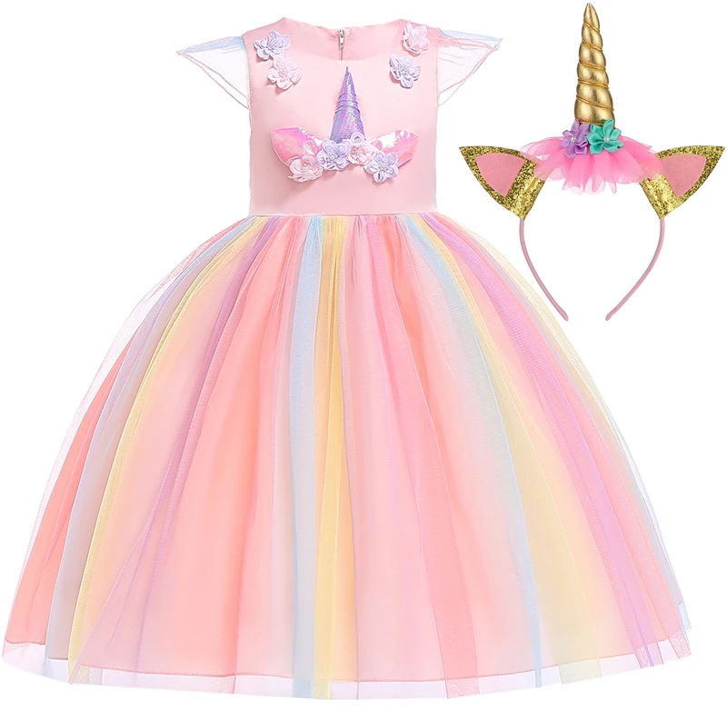 Buy New 2018 Unicorn Dress Party Carnival Costume