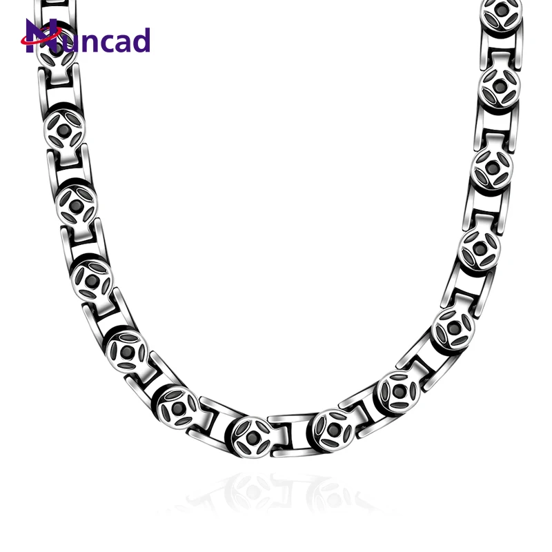 Buy New H Link Chains Necklace men jewelry 5MM 316L