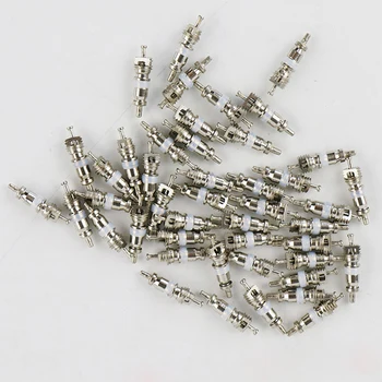 

R12 Schrader Valve Core For Car Auto A/C Air Conditioning/Bike Bicycle Tire/HVAC Replacement Repair Tool 100 PCS High Quality